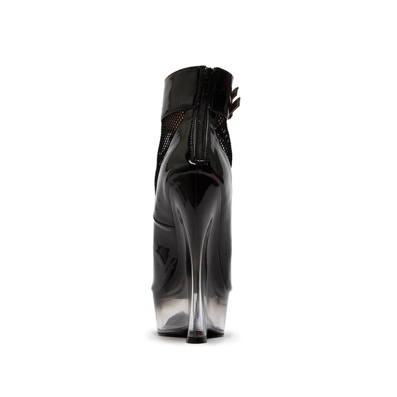 Tavee Black Wedge Booties - Picture 3 of 4